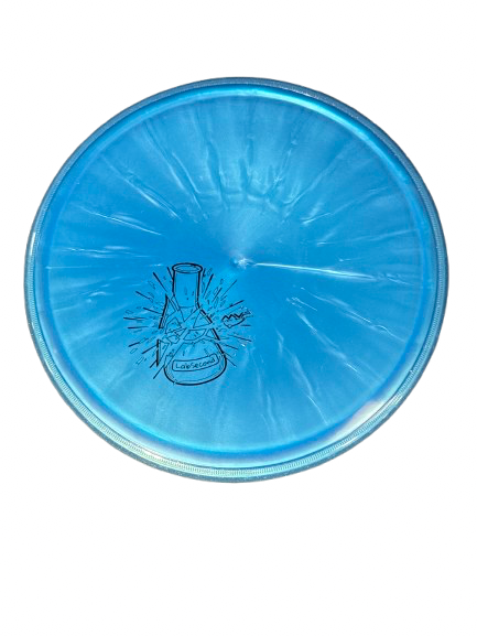 Vist Large View of Product Image Which is Used Axiom LAB SECOND PYRO Disc Golf Mid Range Carolina Blue