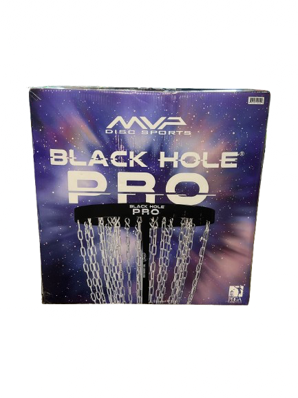 Vist Large View of Product Image Which is Used MVP BLACK HOLE PRO GOAL Disc Golf Goal Black