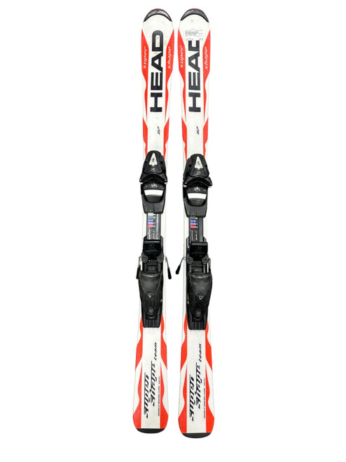 Vist Large View of Product Image Which is Used Head SUPER SHAPE Boys DH Ski/Binding White 117 cm