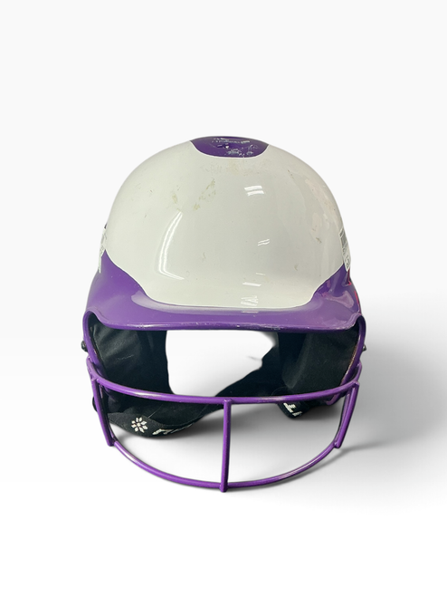 Vist Large View of Product Image Which is Used RIP-IT SM 6- 6 7/8 BATTING HELMET Batting Helmet w/Mask Purple SM