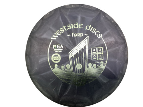 Vist Large View of Product Image Which is Used Westside ORIGIO BURST HARP Disc Golf Putter Grey