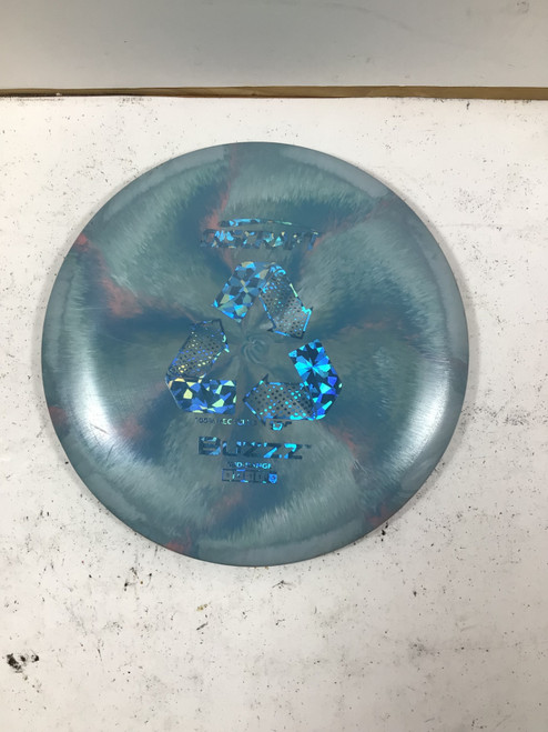 Vist Large View of Product Image Which is Used Discraft ESP BUZZZ Disc Golf Mid Range Turquoise 174g