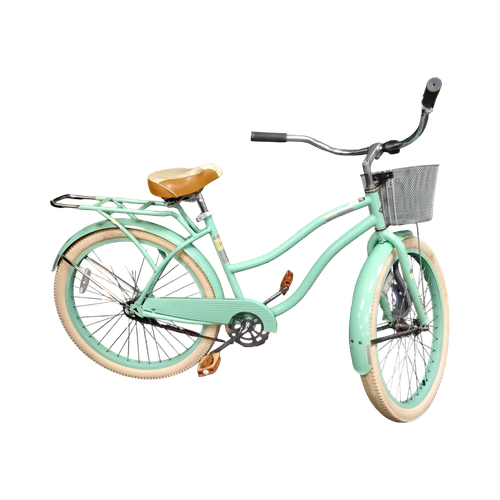 Vist Large View of Product Image Which is Used Huffy DELUXE Cruiser Bike Mens Turquoise 48-52cm - 19-20" - LG Frame