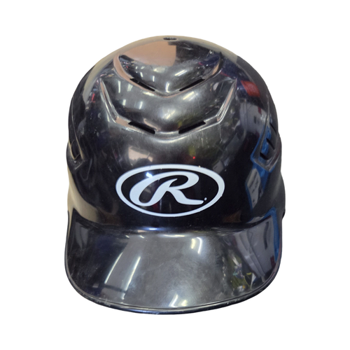 Vist Large View of Product Image Which is Used Rawlings BATTING HELMET Batting Helmet No Mask Black One Size