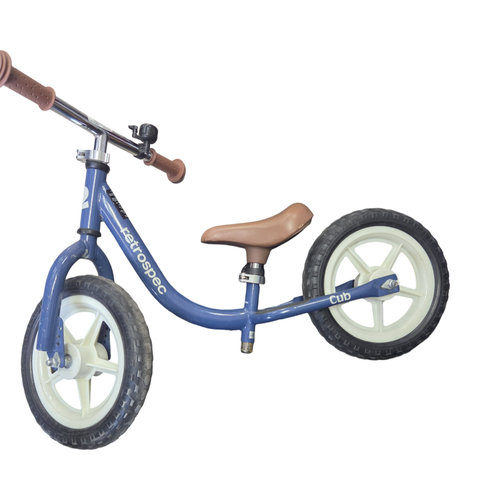 Vist Large View of Product Image Which is Used Retrospec CUB BALANCE BIKE Balance Bike Boys Navy Blue 12"