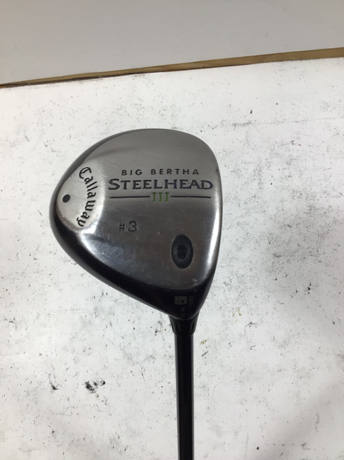 Vist Large View of Product Image Which is Used Callaway BIG BERTHA STEELHEAD III Mens Fairway Wood RH 3 Wood