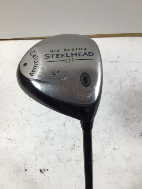 Vist Large View of Product Image Which is Used Callaway BIG BERTHA STEELHEAD III Mens Driver RH 9.0 Degree