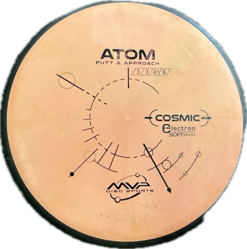 Vist Large View of Product Image Which is Used MVP ATOM Disc Golf Putter Orange