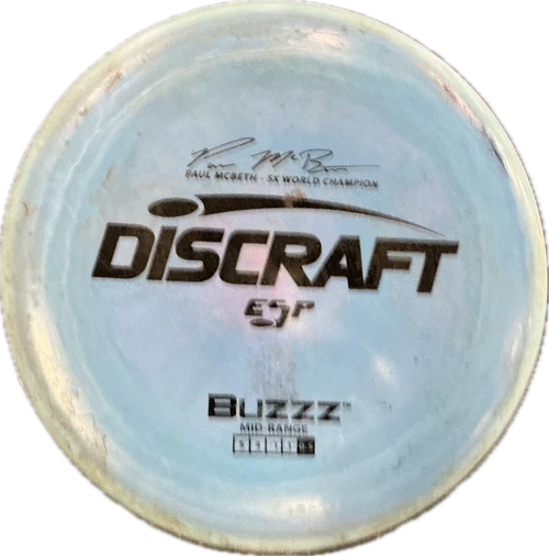Vist Large View of Product Image Which is Used Discraft ESP Disc Golf Mid Range Royal Blue
