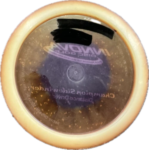 Vist Large View of Product Image Which is Used Innova CHAMPION SIDEWINDER Disc Golf Driver Orange