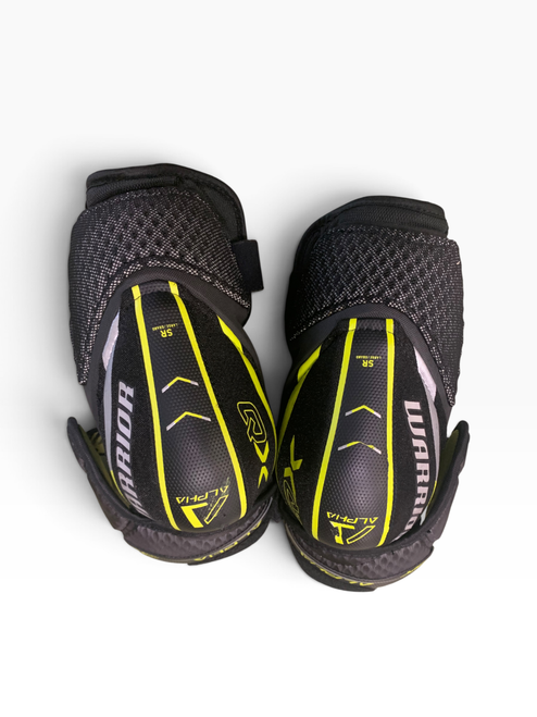 Vist Large View of Product Image Which is Used Warrior ALPHA Senior Elbow Pads LG