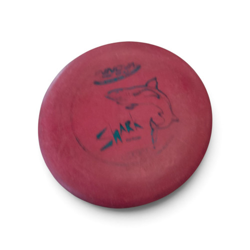 Vist Large View of Product Image Which is Used Innova DX SHARK Disc Golf Mid Range Red 179g