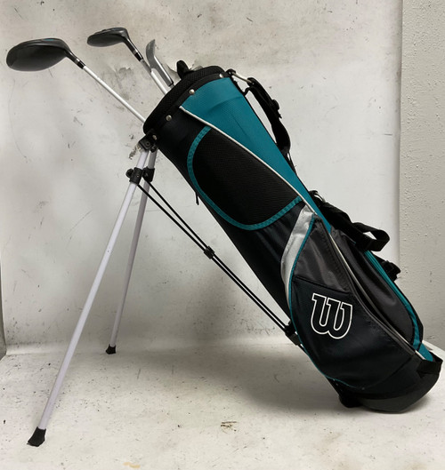 Vist Large View of Product Image Which is Used Wilson PROFILE JGI Jr Package Set RH Teal 5 Piece