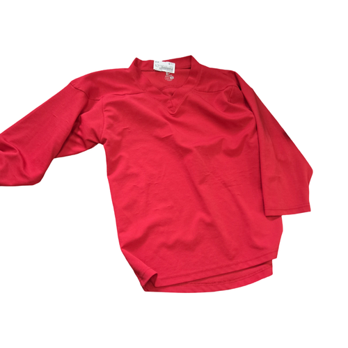 Vist Large View of Product Image Which is Used Champro YOUTH PRACTICE JERSEY MD Hockey Practice Jersey Red MD
