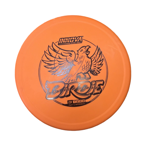 Vist Large View of Product Image Which is Used Innova BIRDIE PUTTER Disc Golf Putter Orange