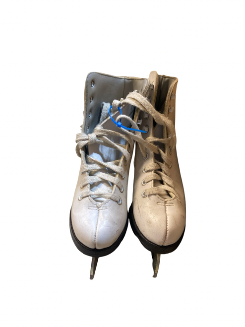 Vist Large View of Product Image Which is Used CAMEO 100 Girls Figure Skate White Youth 12.0