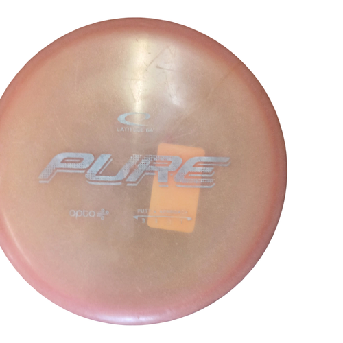 Vist Large View of Product Image Which is Used Latitude 64 PURE OPTO Disc Golf Putter Pink