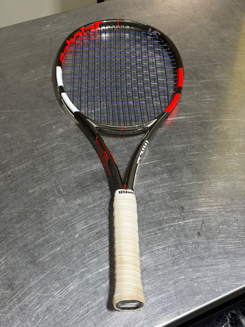 Vist Large View of Product Image Which is Used Babolat PURE STRIKE VS Adult Tennis Racquet Grey 4 3/8"