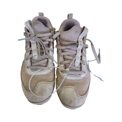 Vist Large View of Product Image Which is Used Under Armour GLYDE JUNIOR CLEATS BB/SB Cleats White Junior 02.5