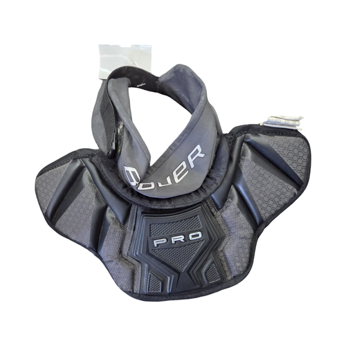 Vist Large View of Product Image Which is Used Bauer PRO JR NECK GUARD S/M Goalie Accessory