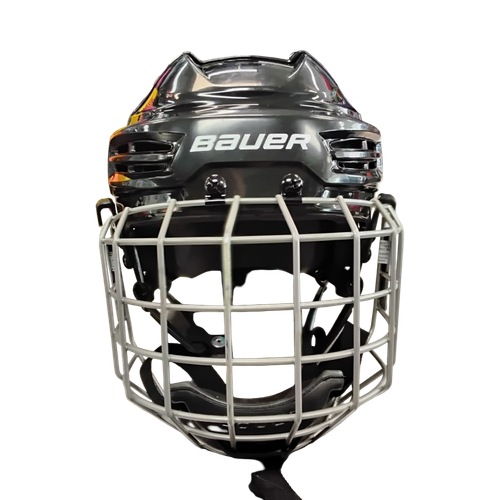 Vist Large View of Product Image Which is Used Bauer IMS5.0 Helmet Cage Combo Black SM