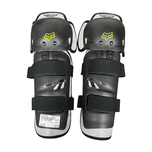 Vist Large View of Product Image Which is Used Fox TITAN SPORT Adult Knee Guard Green Medium