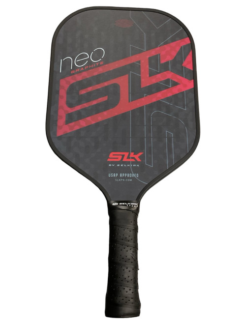 Vist Large View of Product Image Which is Used Selkirk SLK Pickleball Racquet Black