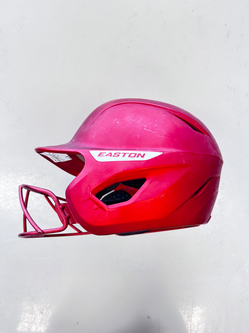 Vist Large View of Product Image Which is Used Easton 6 1/4 - 6 7/8 Batting Helmet w/Mask Red SM