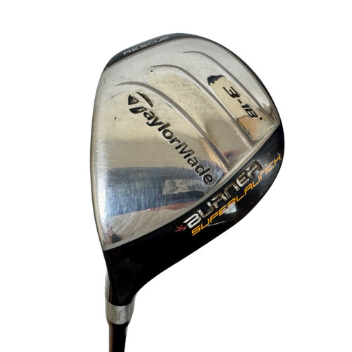 Vist Large View of Product Image Which is Used Taylormade BURNER SUPERLAUNCH Mens Hybrid Club LH 3 Hybrid