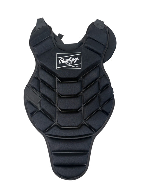 Vist Large View of Product Image Which is USED RAWLINGS REV JUNIOR CATCHERS CHEST PROTECTOR