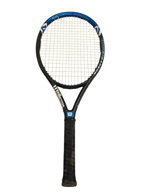 Vist Large View of Product Image Which is Used Wilson HYPER HAMMER 4.3 Adult Tennis Racquet Black Unknown