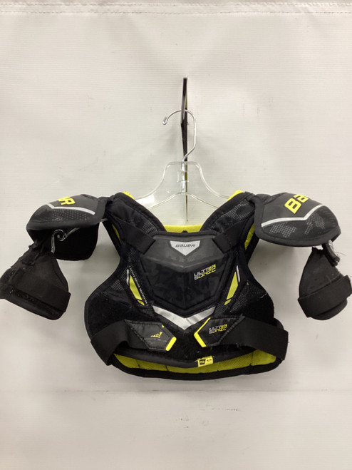 Vist Large View of Product Image Which is Used Bauer SUPREME ULTRA SONIC Youth Shoulder Pads MD