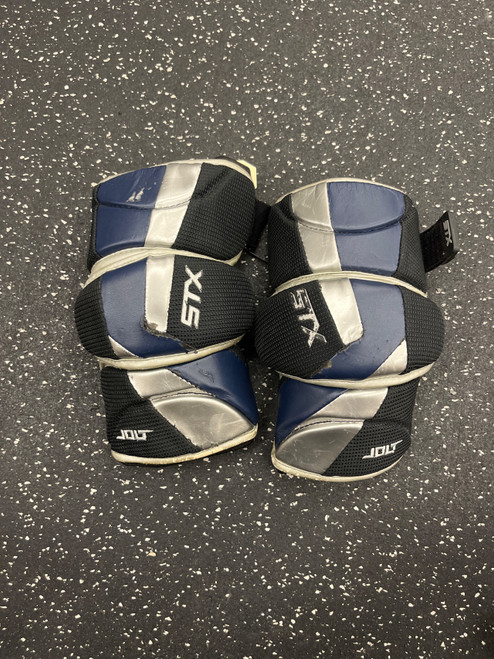Vist Large View of Product Image Which is Used STX JOLT Lacrosse Arm Pads/Guards None LG