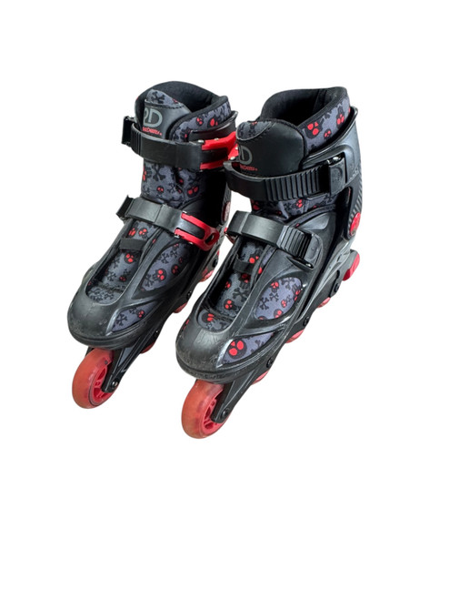 Vist Large View of Product Image Which is Used RollerDerby RD Junior Roller Quad Skates Black Adjustable