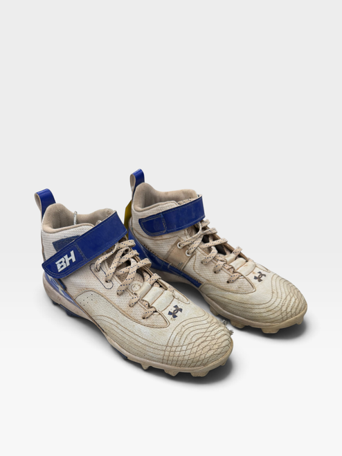 Vist Large View of Product Image Which is Used Under Armour BH BLUE BB/SB Cleats Royal Blue Senior 5