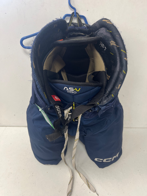 Vist Large View of Product Image Which is Used CCM TACKS AS-V PRO Junior Pant Navy Blue LG