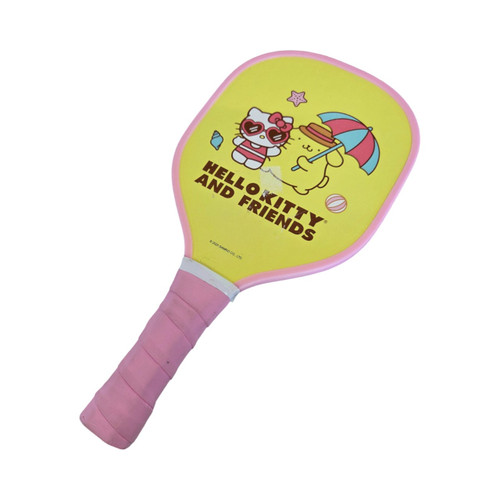 Vist Large View of Product Image Which is Used HELLO KITTY YOUTH PADDLE Pickleball Racquet Pink