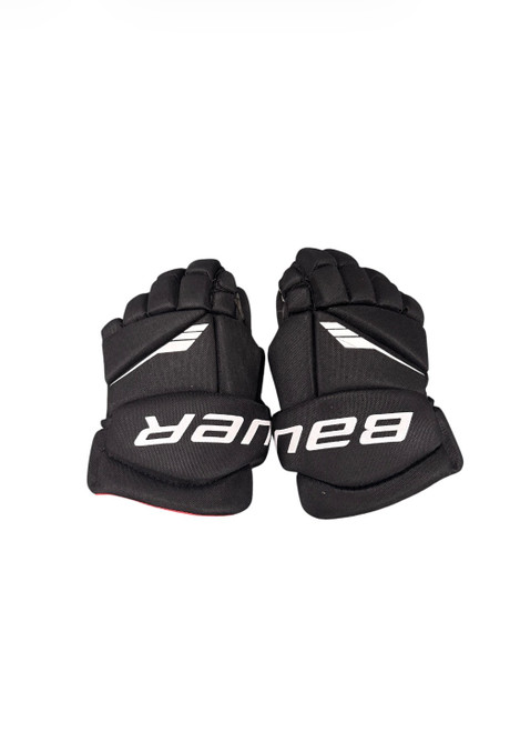 Vist Large View of Product Image Which is Used Bauer BAUER GLOVES Junior Gloves Black 11"