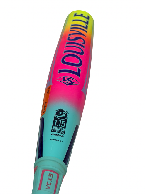 Vist Large View of Product Image Which is Used Louisville Slugger SUPRA SLSRX8-27 -8 USSSA 2 3/4 Baseball Bat 31" 31/23