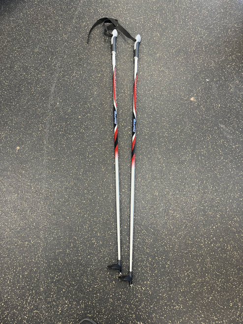 Vist Large View of Product Image Which is Used Atomic TOURING Mens XC Ski Poles Grey 120 cm / 48 in