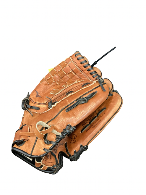 Vist Large View of Product Image Which is Used Mizuno POWER CLOSE GPL 1200Y2 BB/SB Glove RH Throw Brown 12"