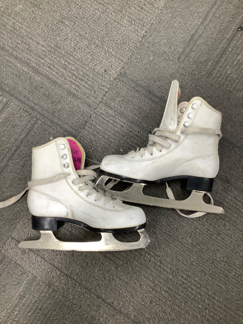 Vist Large View of Product Image Which is Used WHITE FIGURE Girls Figure Skate White Junior 01