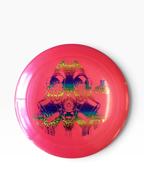 Vist Large View of Product Image Which is Used Discraft NUKE BIG Z Disc Golf Driver Pink 174g