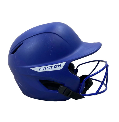Vist Large View of Product Image Which is Used Easton GHOST HELMET Batting Helmet w/Mask Royal Blue MD