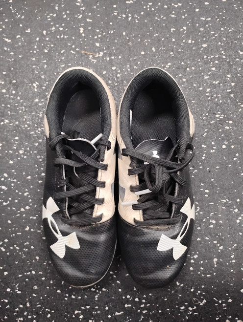 Vist Large View of Product Image Which is Used Under Armour Soccer Cleats Black Youth 13.0