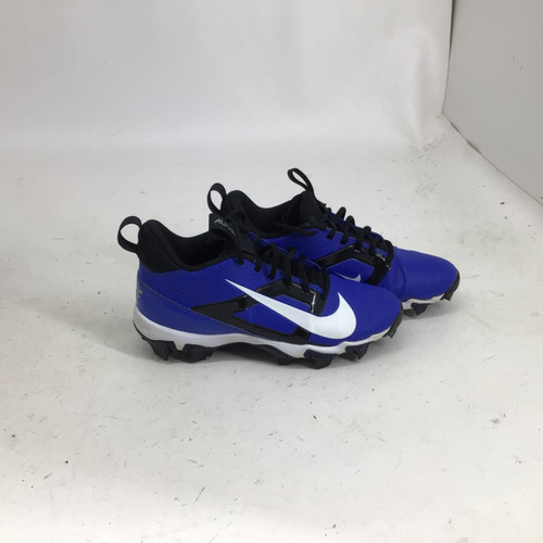 Vist Large View of Product Image Which is Used Nike ALPHA MENACE 4 SHARK SR 6.5 FB CLEATS Adult FB Cleats Black And Royal Blue Senior 6.5