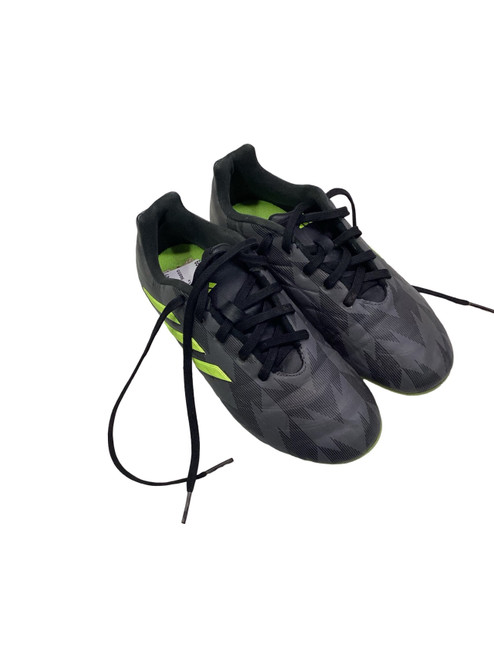 Vist Large View of Product Image Which is Used Adidas Soccer Cleats Black Junior 02.5