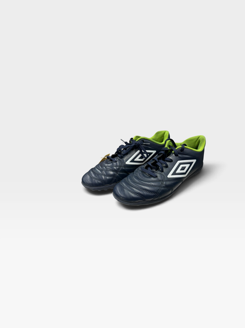 Vist Large View of Product Image Which is Used Umbro CLASSICO Soccer Turf Shoes Navy Blue Senior 8