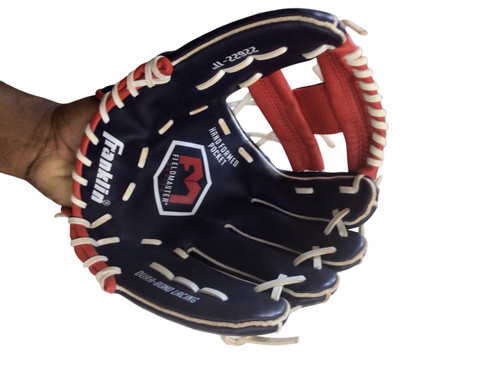 Vist Large View of Product Image Which is Used Franklin 22622 BB/SB Glove RH Throw Navy Blue 11"