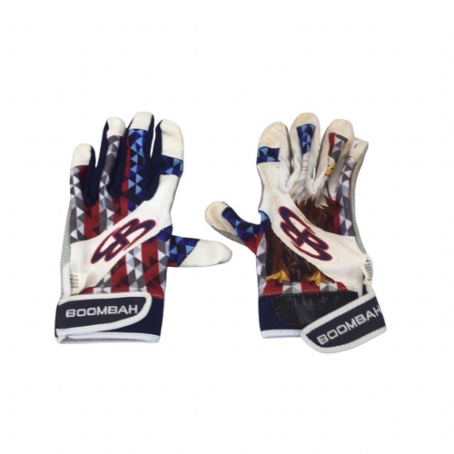 Vist Large View of Product Image Which is Used BoomBah BB/SB Batting Gloves White XS